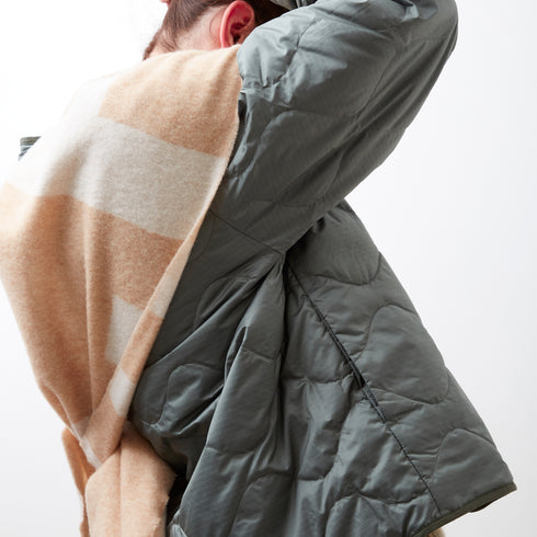 Nanamica Reversible Down Cardigan Sage Green SUAF269E Degli Uberti