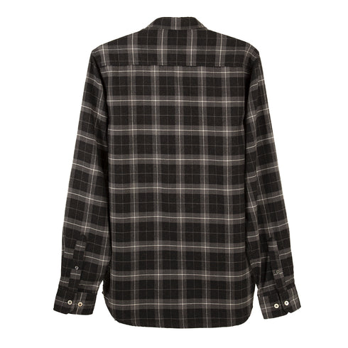 Norse Projects Anton Brushed Flannel Check Charcoal Melange N40-0566 Degli Uberti