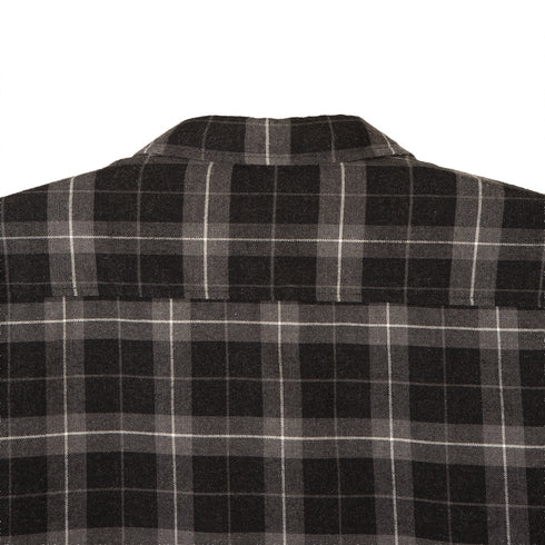Norse Projects Anton Brushed Flannel Check Charcoal Melange N40-0566 Degli Uberti