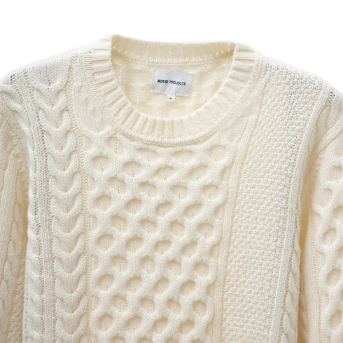 Norse Projects Arild Cable Ecru N45-0542 Degli Uberti
