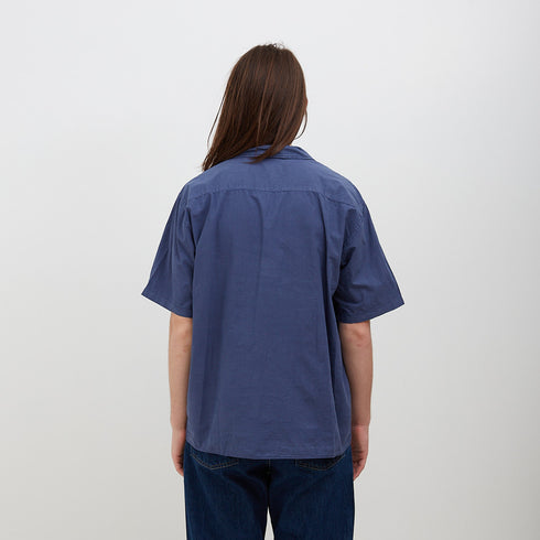 Norse Projects Carsten Cotton Tencel Shirt Calcite Blue N40-05797187 Degli Uberti