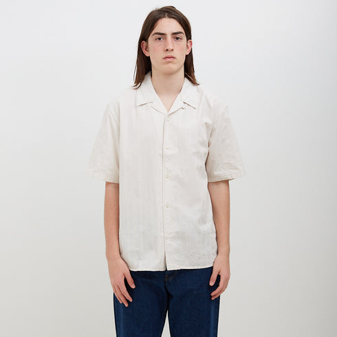 Norse Projects Carsten Stripe Shirt Marble White N40-06211042 Degli Uberti