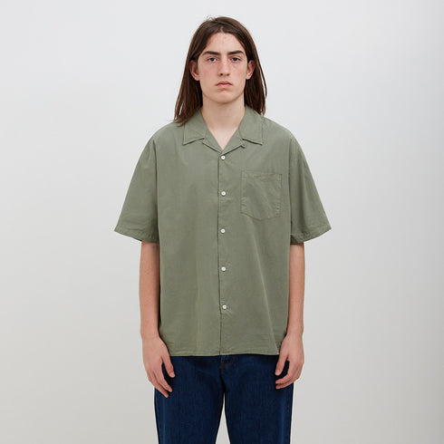 Norse Projects Carsten Tencel Shirt Dried Sage Green N40-05797187 Degli Uberti