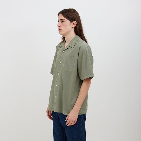 Norse Projects Carsten Tencel Shirt Dried Sage Green N40-05797187 Degli Uberti