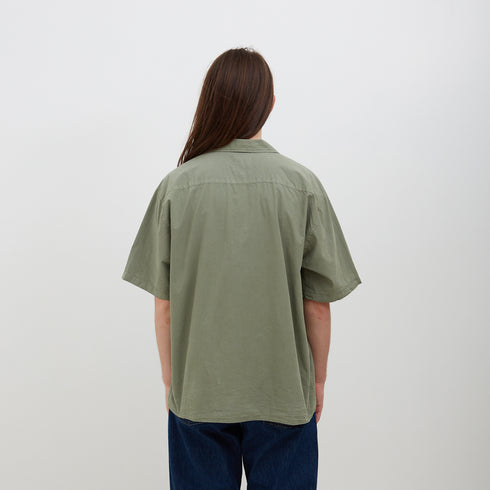 Norse Projects Carsten Tencel Shirt Dried Sage Green N40-05797187 Degli Uberti