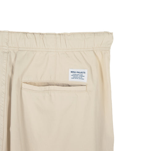 Norse Projects Ezra Light Twill Shorts Oatmeal N35-0577 Degli Uberti