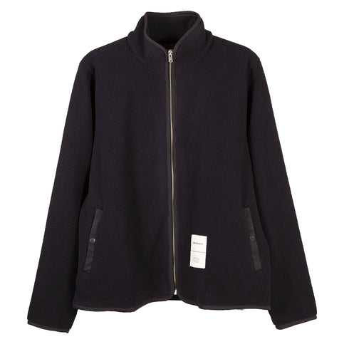 Norse Projects Frederik Tab Series Fleece Jacket Dark Navy N20-12707004 Degli Uberti