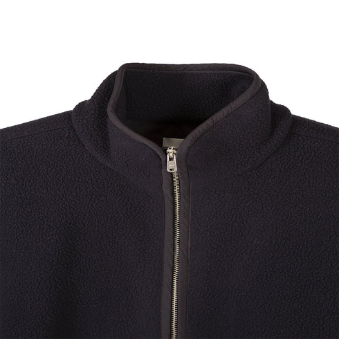 Norse Projects Frederik Tab Series Fleece Jacket Dark Navy N20-12707004 Degli Uberti