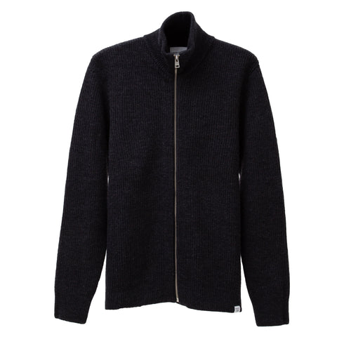 Norse Projects Hagen Cotton Wool Jacket Charcoal Melange N45-0550 Degli Uberti