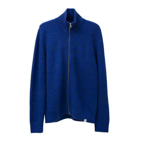 Norse Projects Hagen Cotton Wool Jacket Cobalt Blue N45-0550 Degli Uberti