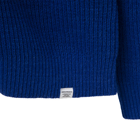 Norse Projects Hagen Cotton Wool Jacket Cobalt Blue N45-0550 Degli Uberti