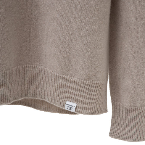 Norse Projects Kirk Lambswool Utility Khaki N45-0535 Degli Uberti