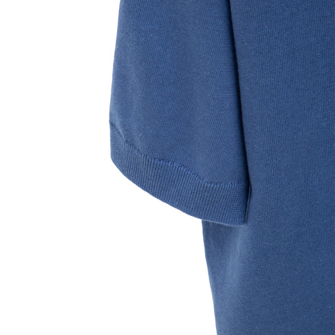 Norse Projects Leif Cotton Linen Polo Calcite Blue N45-05027187 Degli Uberti