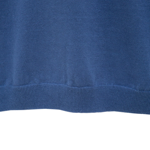 Norse Projects Leif Cotton Linen Polo Calcite Blue N45-05027187 Degli Uberti