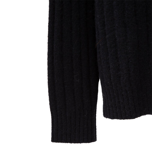 Norse Projects Sigfred Rib Alpaca Merino Black N45-05379999 Degli Uberti