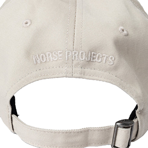 Norse Projects Twill Sports Cap Marble White N80-00011042 Degli Uberti