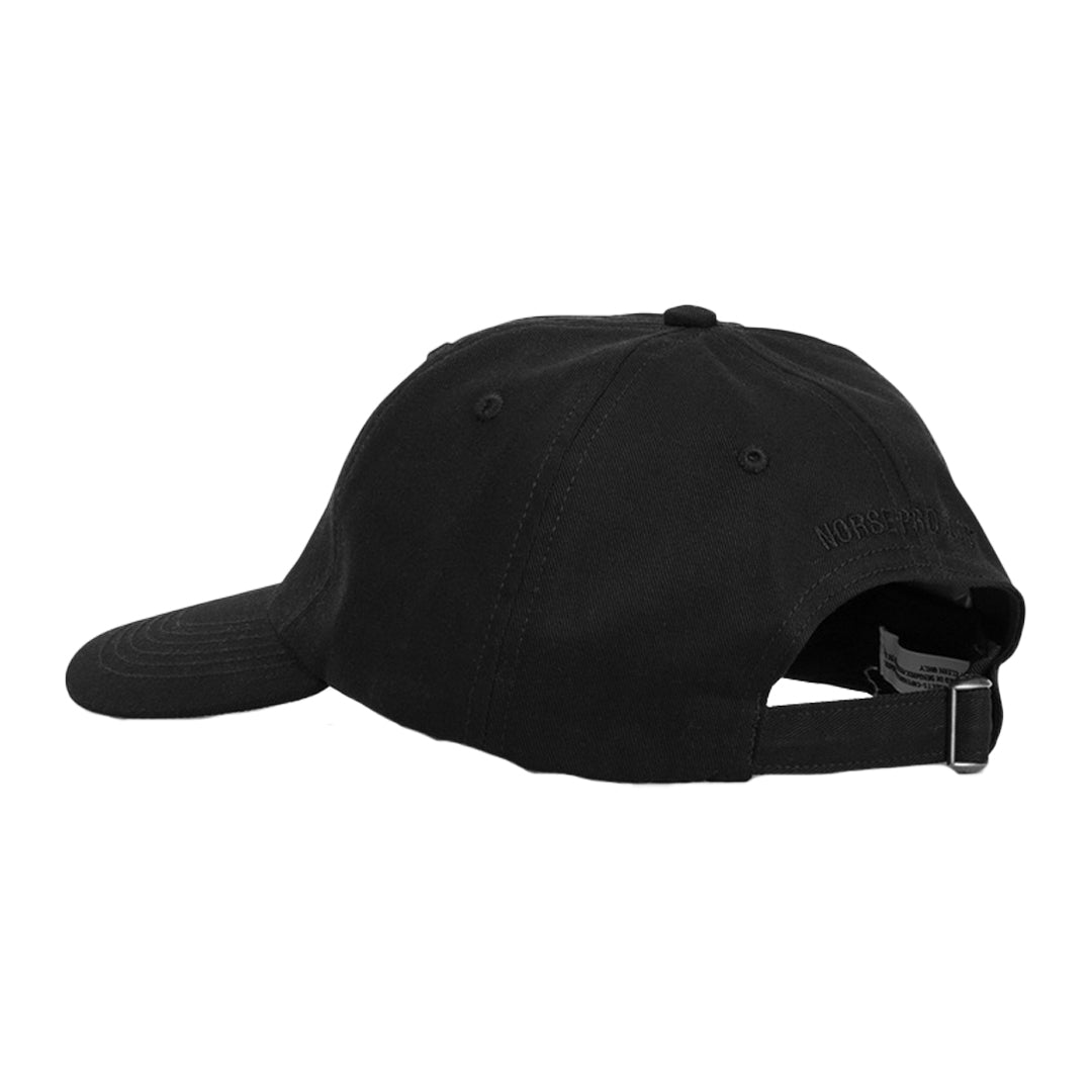 Norse Projects Twill Sports Cap Black Degli Uberti