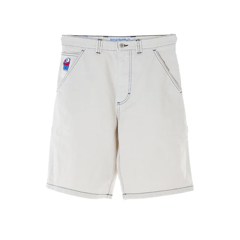 Polar Skate Co Big Boy Work Shorts Washed White POL-BBWS Degli Uberti