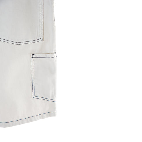 Polar Skate Co Big Boy Work Shorts Washed White POL-BBWS Degli Uberti