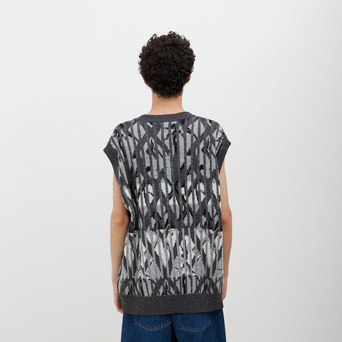 Polar Skate Co Paul Knit Vest Grey POL-PKV Degli Uberti
