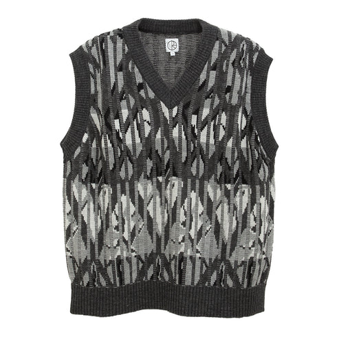 Polar Skate Co Paul Knit Vest Grey POL-PKV Degli Uberti