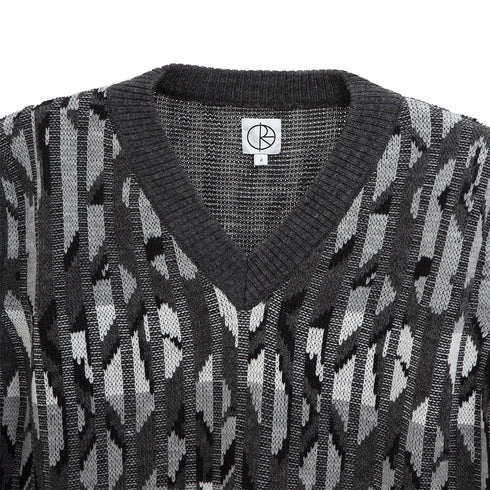 Polar Skate Co Paul Knit Vest Grey POL-PKV Degli Uberti