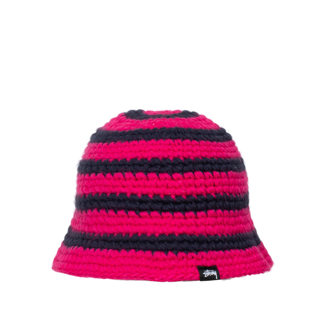 Stussy Swirl Knit Bucket Hat Hot Pink – Degli Uberti