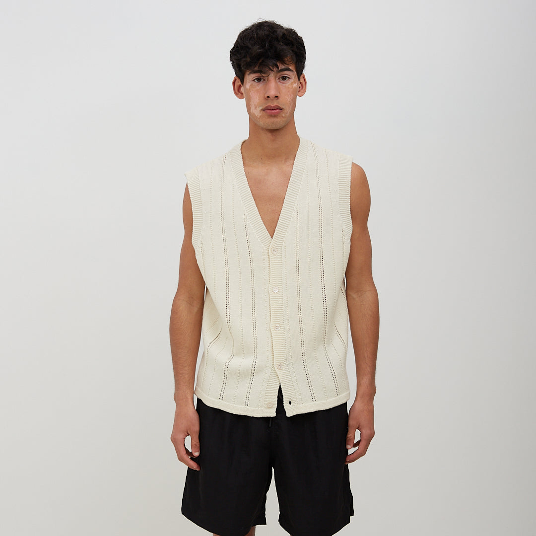 Sunflower Alex Vest Off White – Degli Uberti