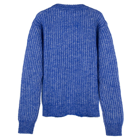 Sunflower Field Sweater Electric Blue 3021 Degli Uberti