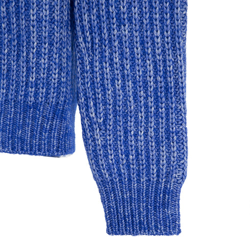 Sunflower Field Sweater Electric Blue 3021 Degli Uberti
