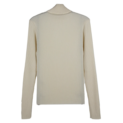 Sunflower Rib Sweater Off White 3017 Degli Uberti