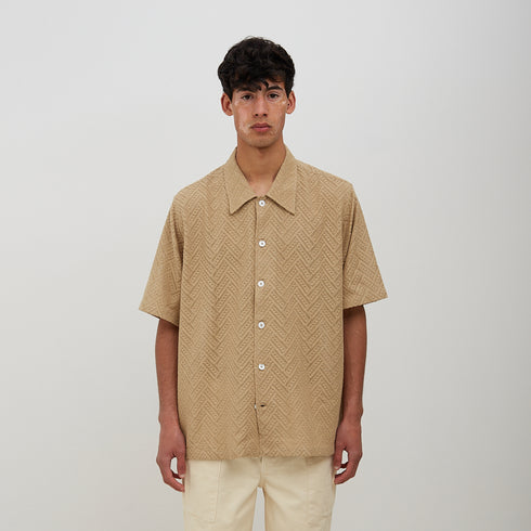 Sunflower Spacey SS Shirt Khaki 1138 Degli Uberti