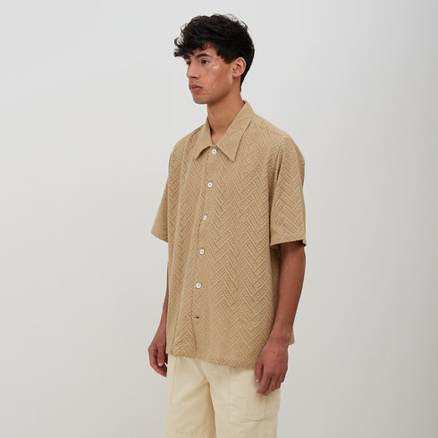 Sunflower Spacey SS Shirt Khaki 1138 Degli Uberti