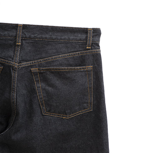 Uniform Bridge Comfort Denim Pants Black One Washed Degli Uberti