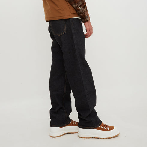 Uniform Bridge Comfort Denim Pants Black One Washed Degli Uberti