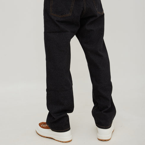 Uniform Bridge Comfort Denim Pants Black One Washed Degli Uberti
