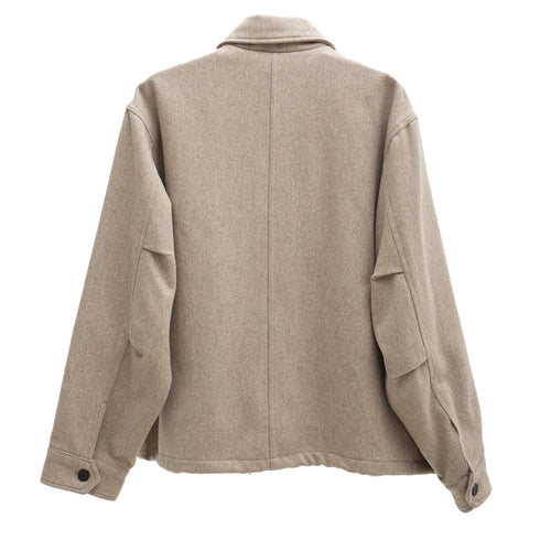 Uniform Bridge Single Blouson Jacket Cream Degli Uberti