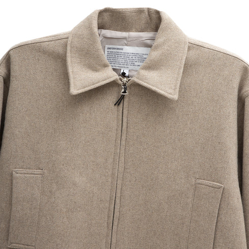 Uniform Bridge Single Blouson Jacket Cream Degli Uberti