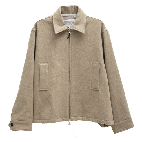 Uniform Bridge Single Blouson Jacket Cream Degli Uberti