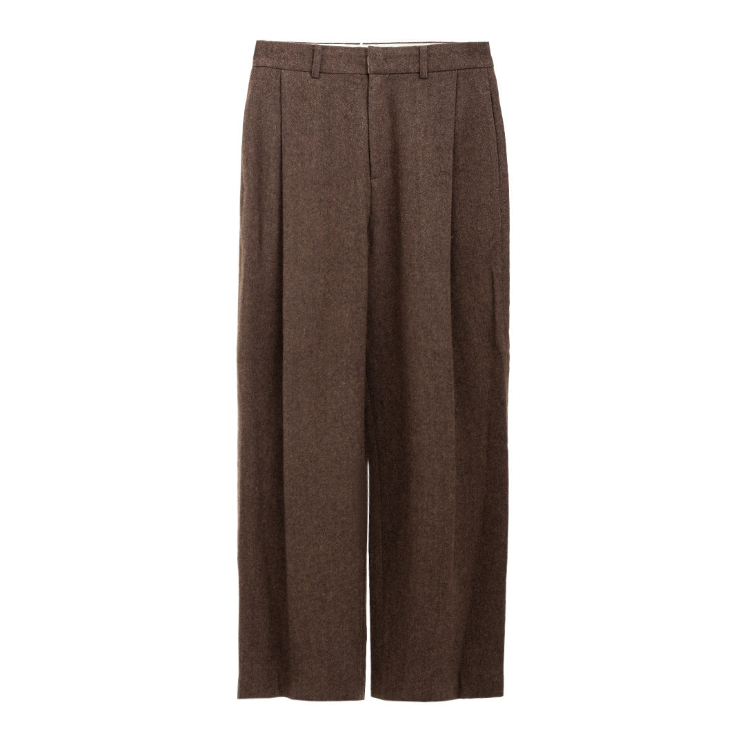 パンツ AMOMENTO Wool Martin Pants Amomento Wool Martin Pants - Brown – The Frankie Shop Europe