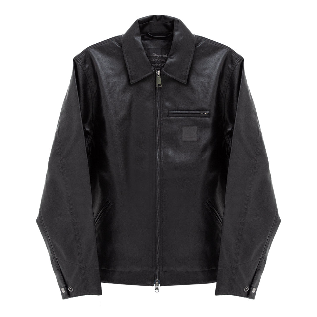 Carhartt WIP Detroit Leather Jacket Black – Degli Uberti