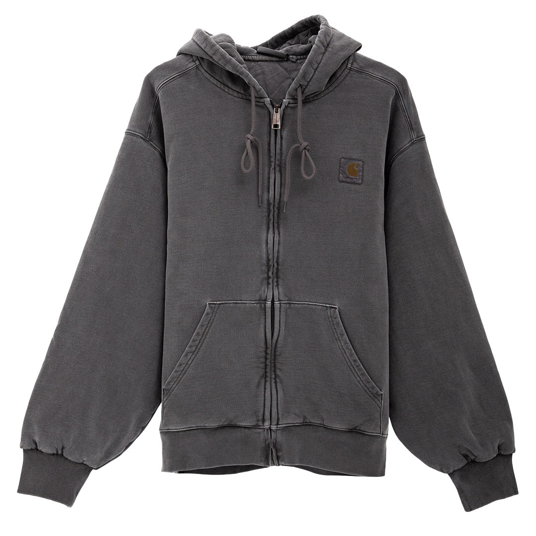 トップス HOODED VISTA JACKET - Graphite Carhartt WIP Hooded Vista Jacket Garment Dyed Graphite
