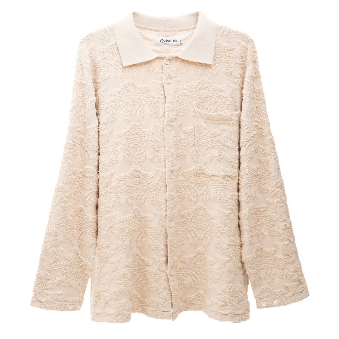 Blossom Emboss Jacquard Shirt