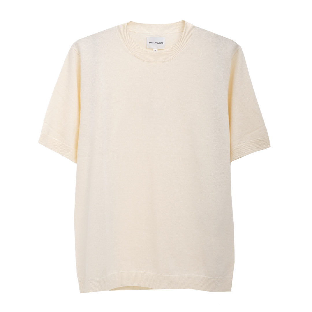 Tシャツ・カットソー Norse Projects Rhys Cotton Linen T-shirt (N45 0600 0219) Norse Projects Mens Rhys Cotton Linen T-Shirt In Clay