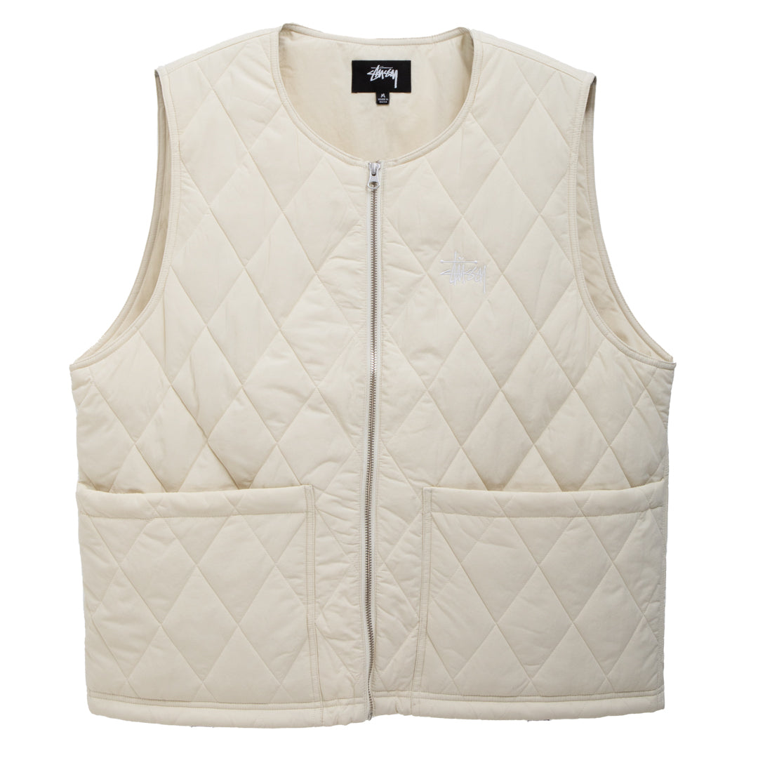 SALE＆送料無料 Stussy in Diamond Quilted Quilted Vest - Vest White ...
