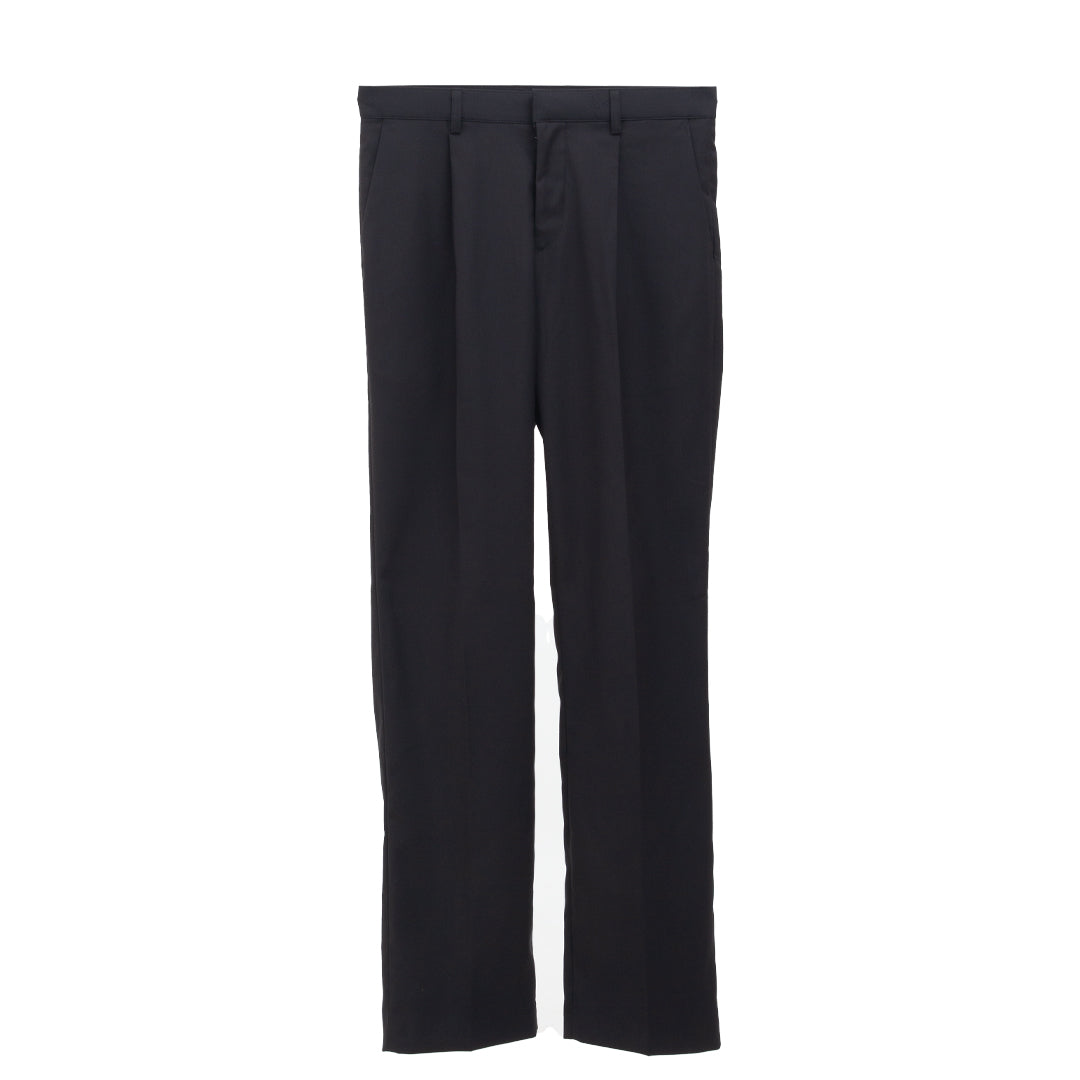 Uniform Bridge Wide Slack Pants - Black