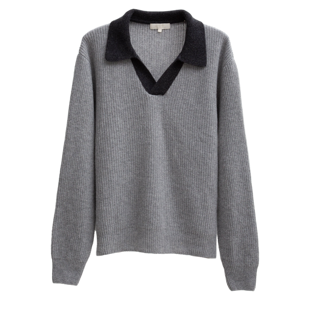 Open Collar Sweater