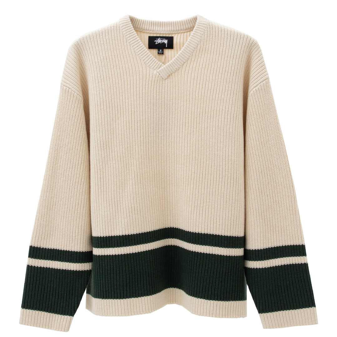 Stussy Athletic Sweater Natural Degli Uberti