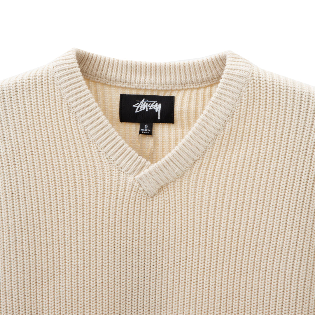 Stussy Athletic Sweater Natural Degli Uberti