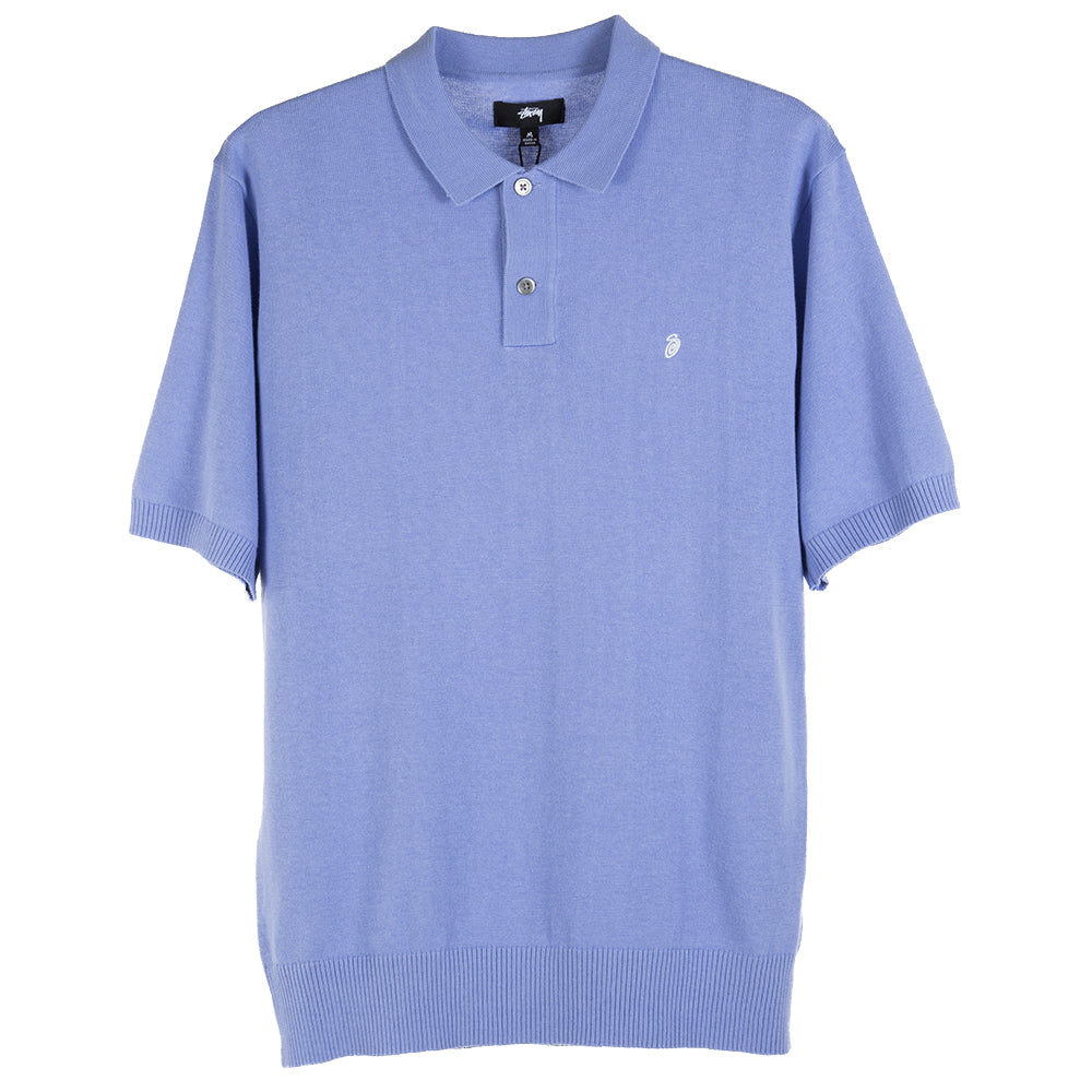 Stussy Classic SS Polo Sweater Blue – Degli Uberti